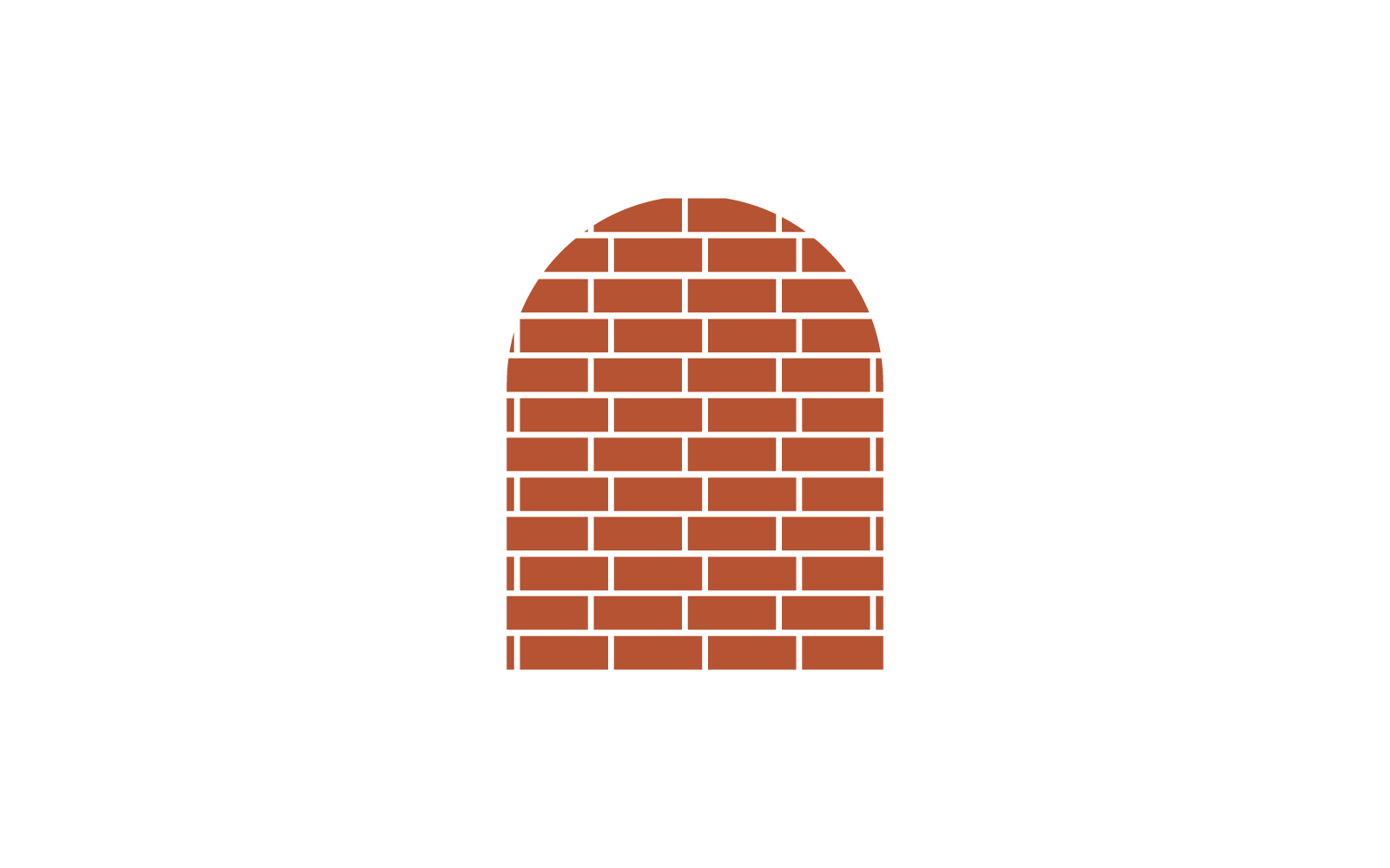 Brick wall logo vector ilustration design