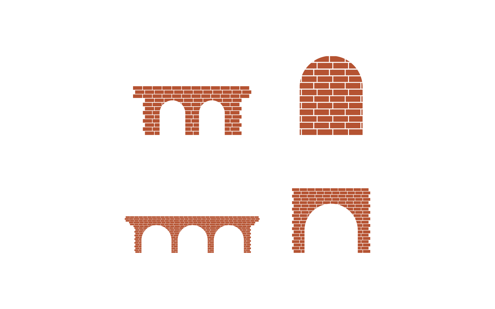 Brick wall vector illustration design template Logo Template