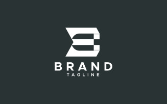 Letter E minimal unique logo design template