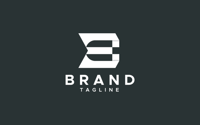 Letter E minimal unique logo design template Logo Template