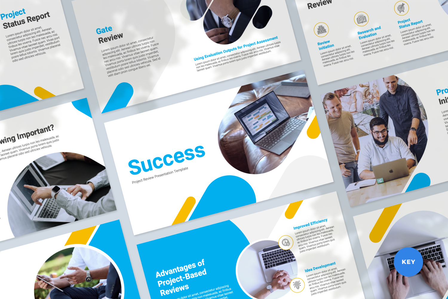 Success - Project Review Presentation Keynote Template