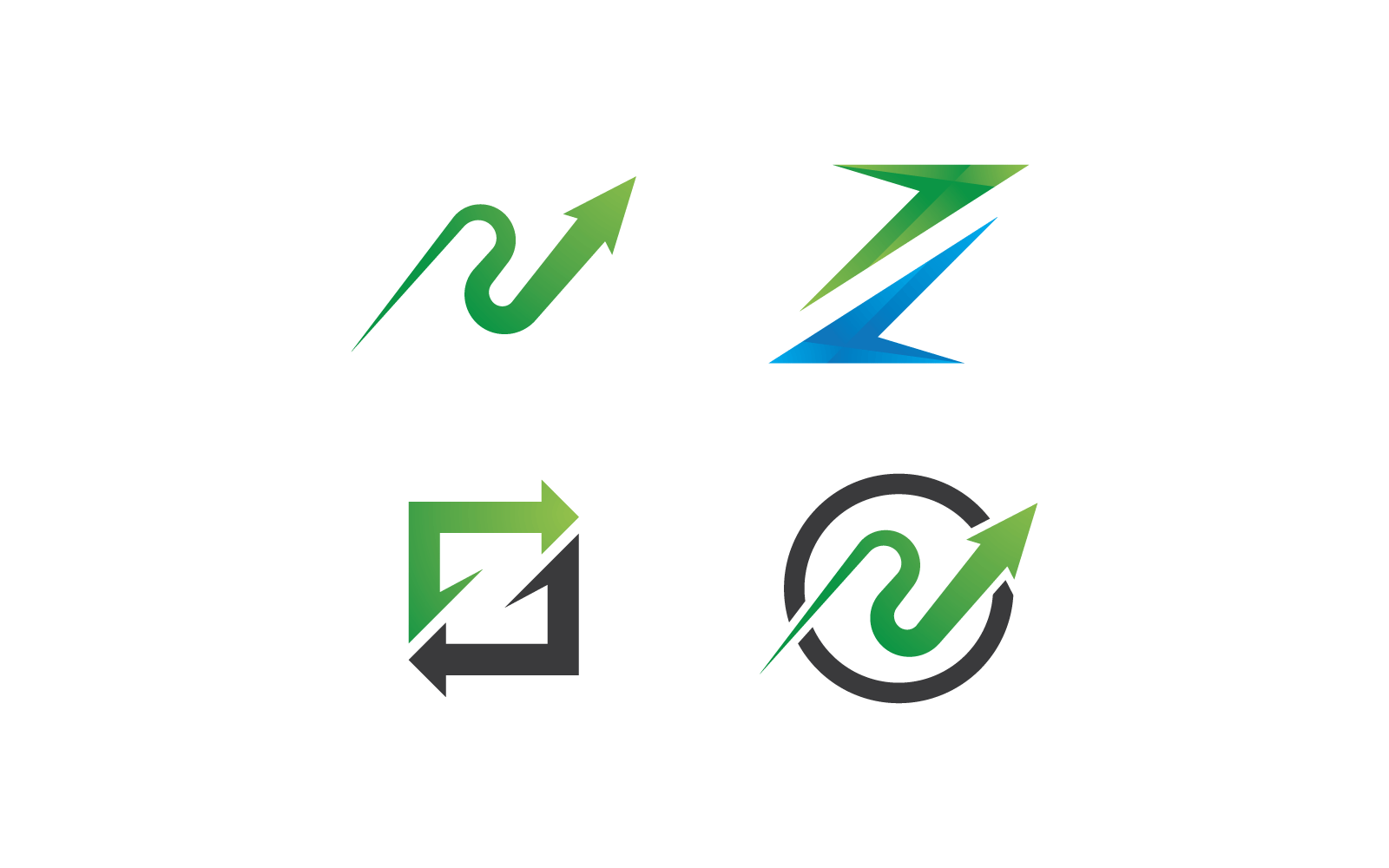 Arrow ilustration logo vector icon design template