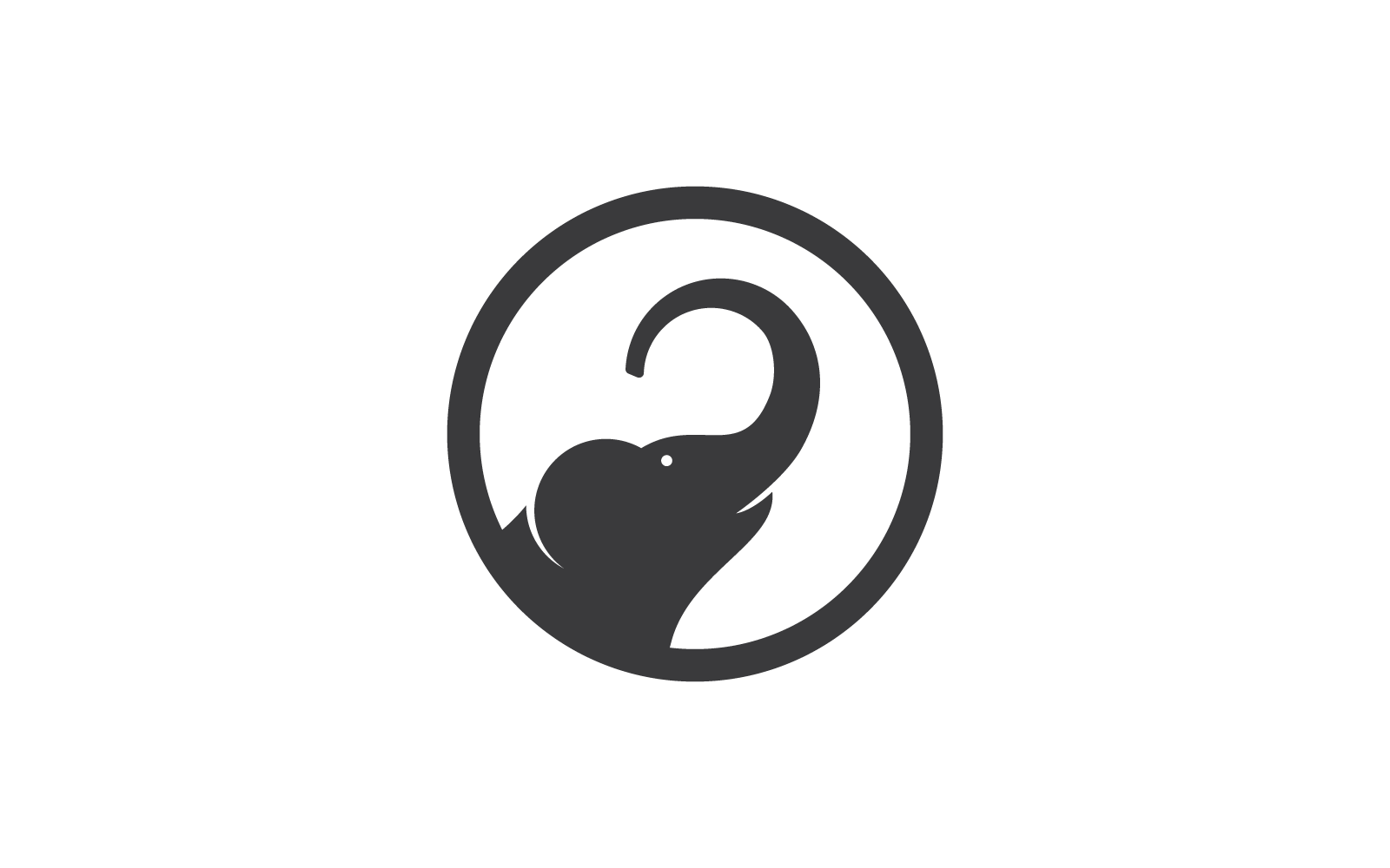 Elephant logo illustration vector icon design