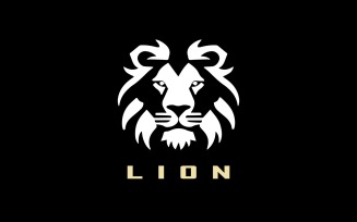 Lion Logo Design Template V21