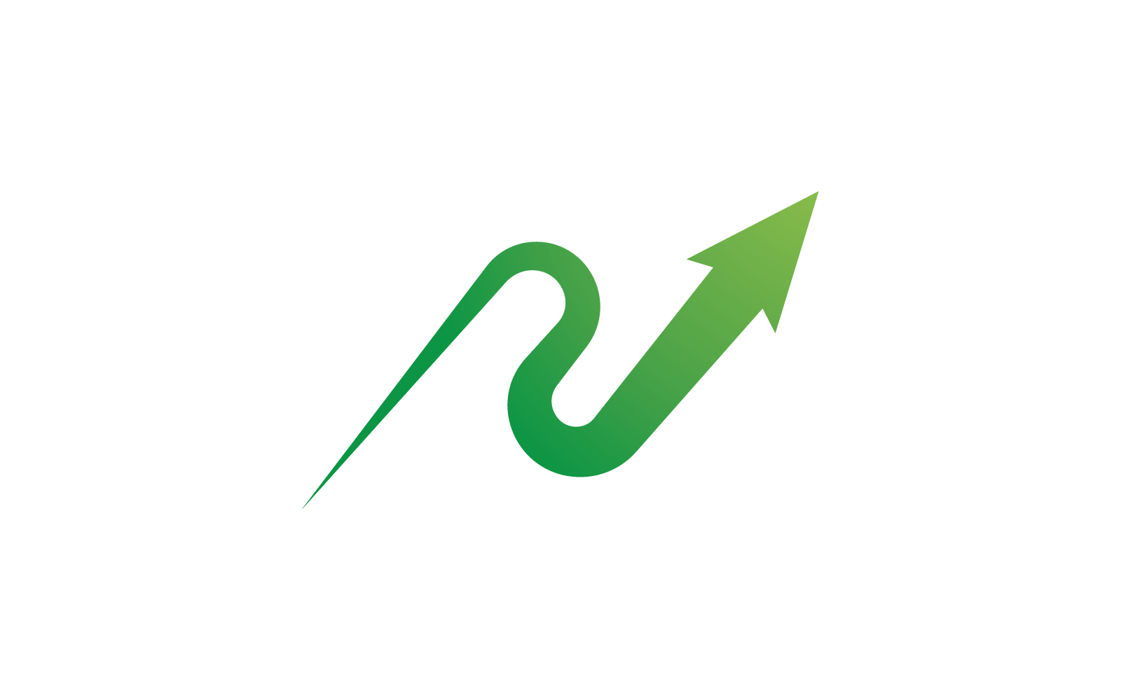 Modèle d'illustration d'icône vectorielle de logo d'illustration de flèche