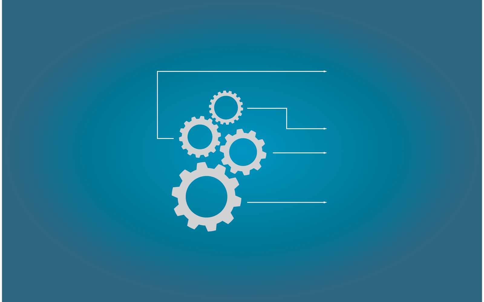 Under construction background with gears logo vector flat design