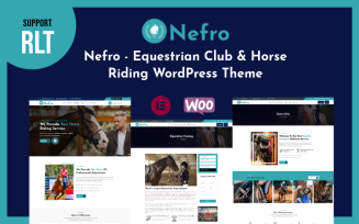 Nefro - Equestrian Club & Horse Riding WordPress Theme