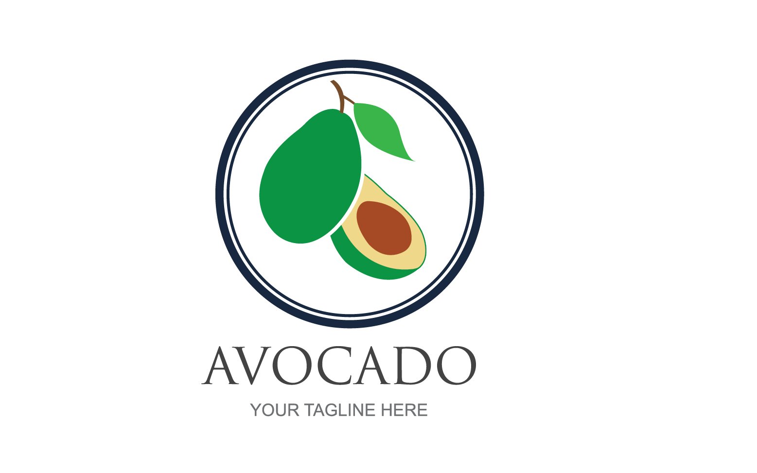 Kit Graphique #389361 Avocado Designe Divers Modles Web - Logo template Preview