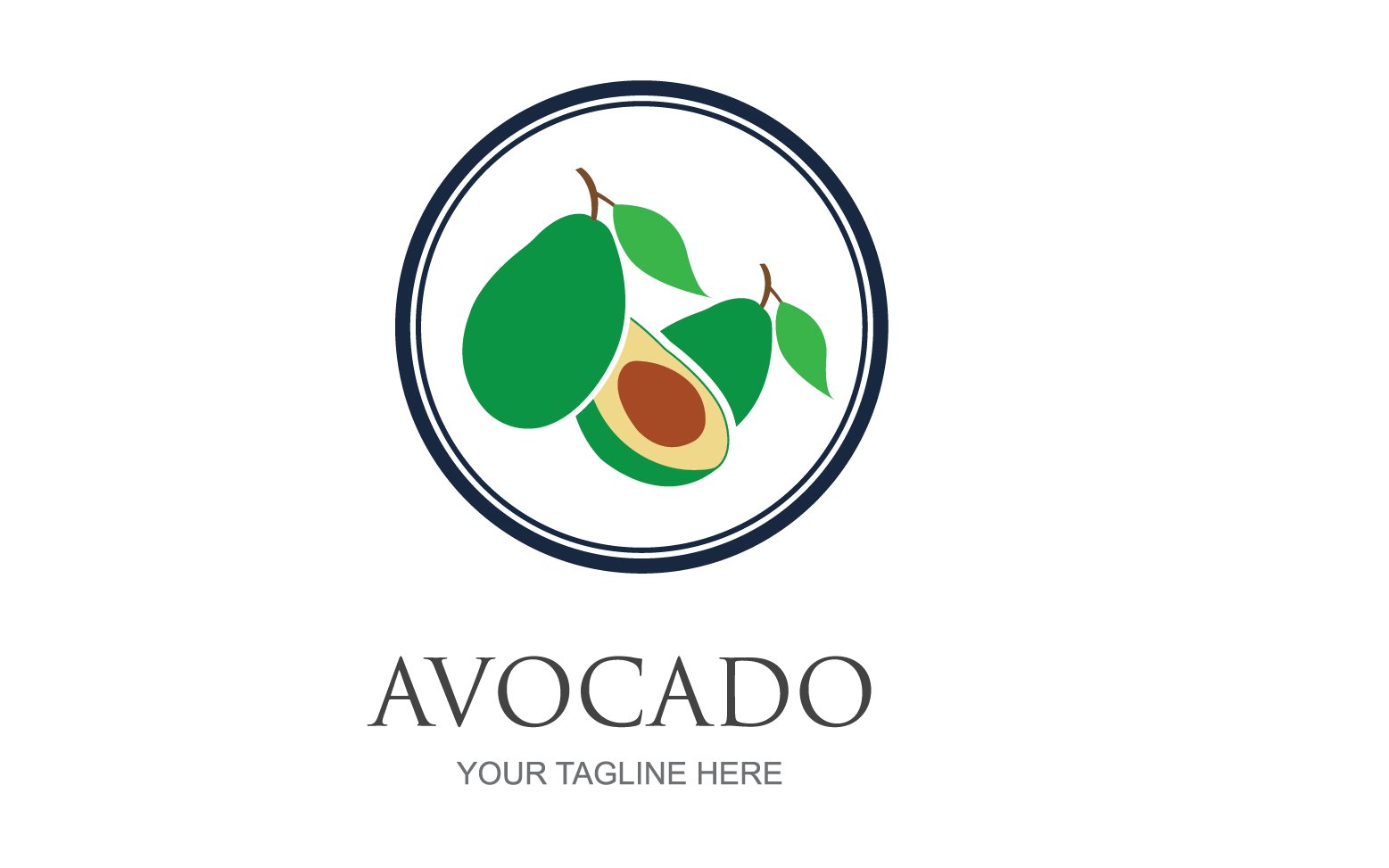 Kit Graphique #389368 Avocado Designe Divers Modles Web - Logo template Preview