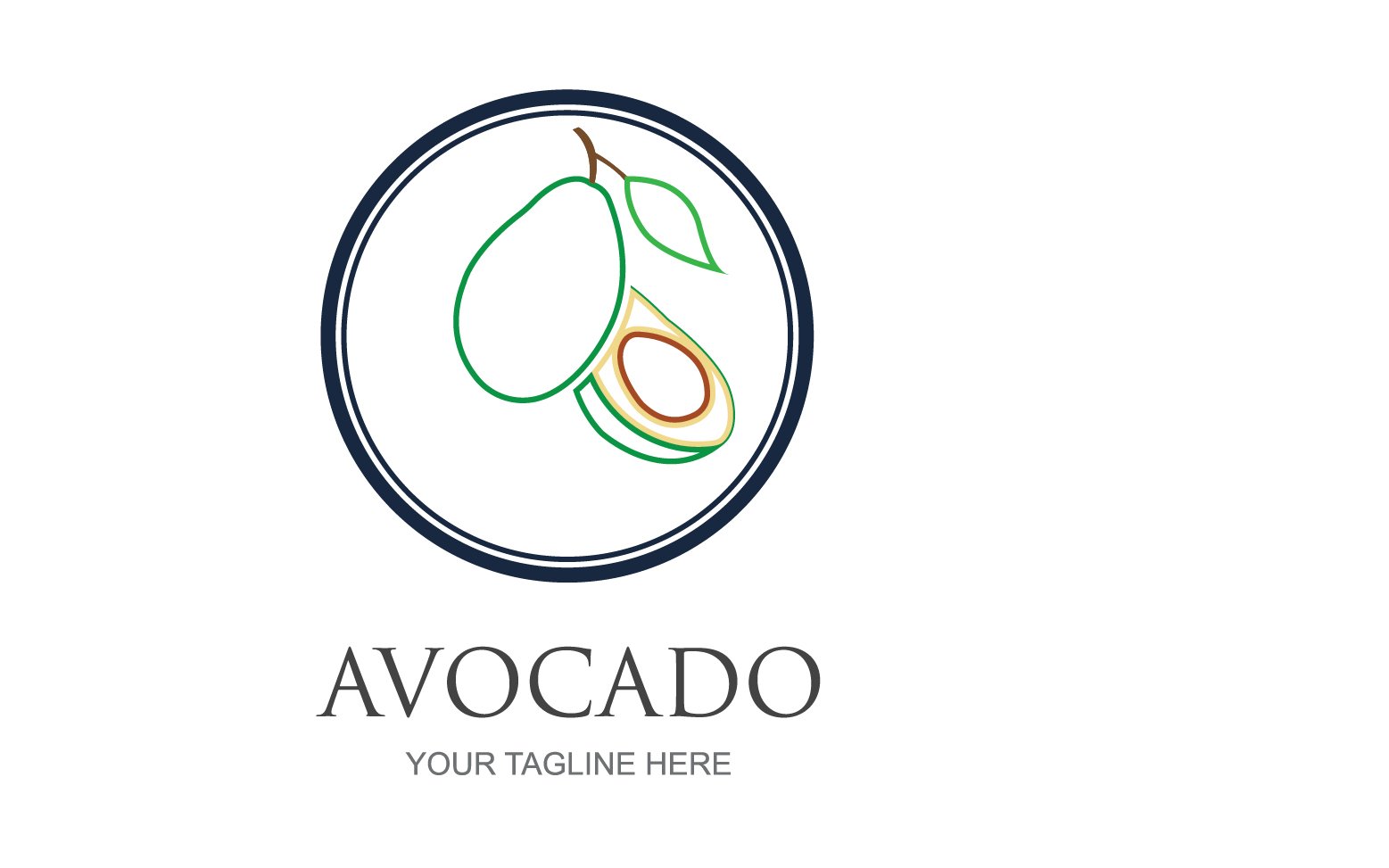 Kit Graphique #389375 Avocado Designe Divers Modles Web - Logo template Preview