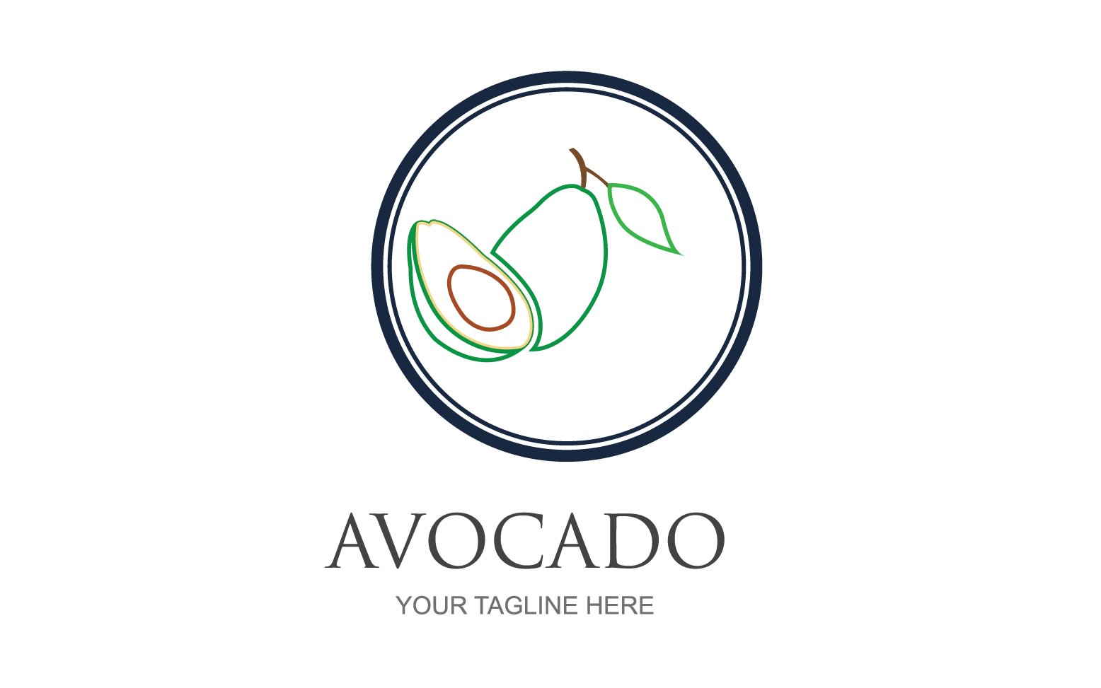 Kit Graphique #389376 Avocado Designe Divers Modles Web - Logo template Preview