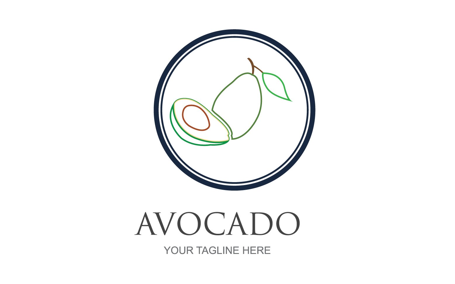 Kit Graphique #389378 Avocado Designe Divers Modles Web - Logo template Preview