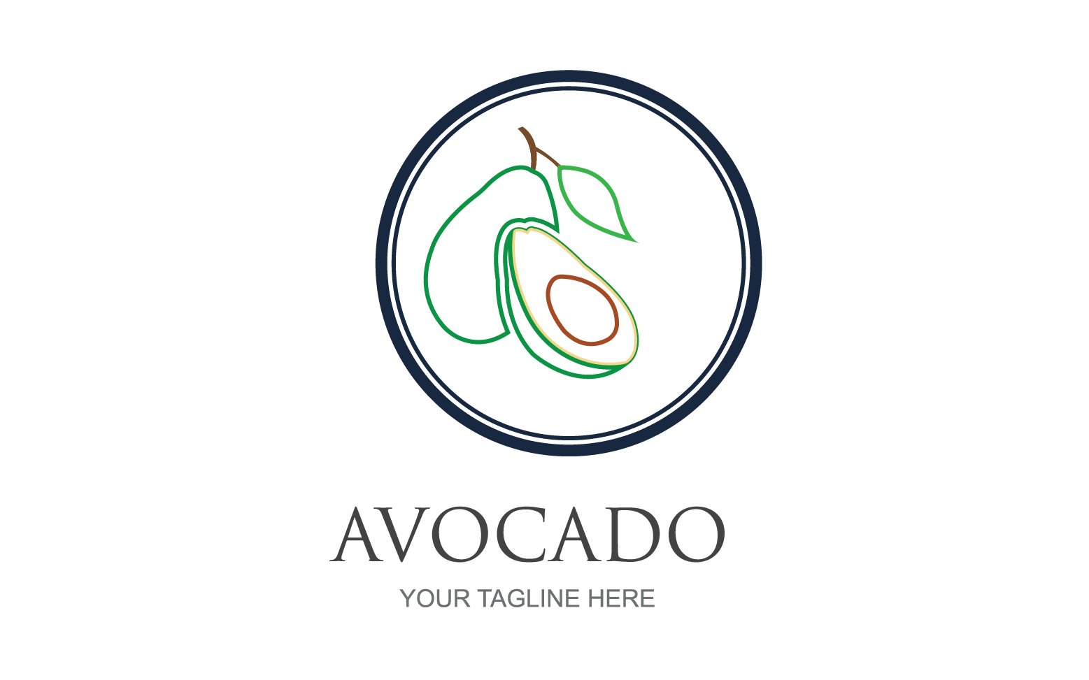 Kit Graphique #389381 Avocado Designe Divers Modles Web - Logo template Preview