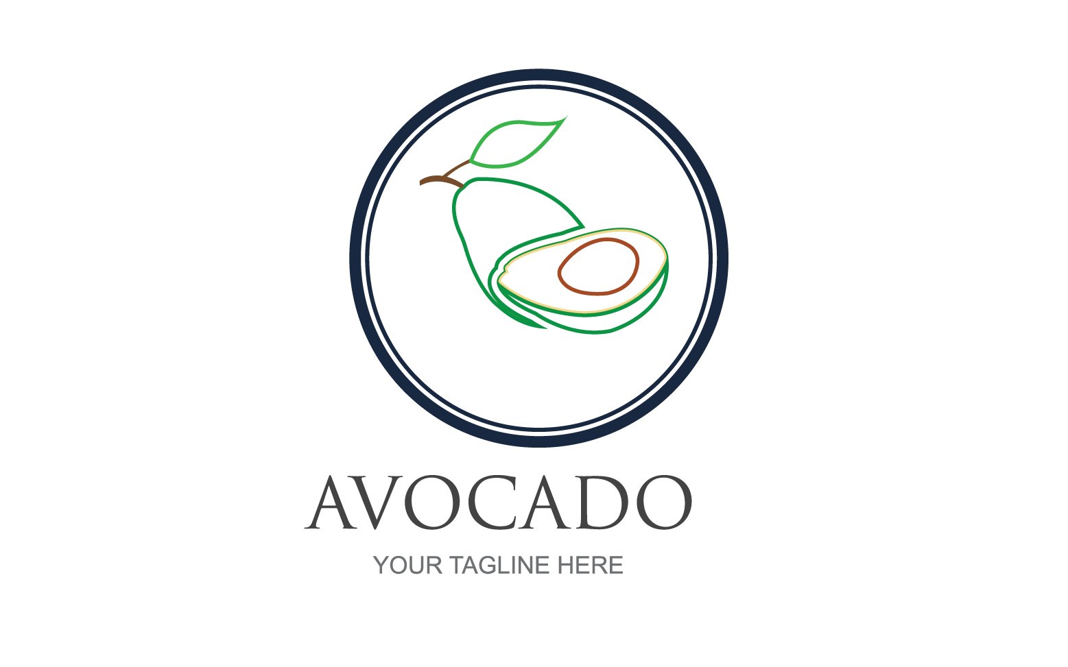 Kit Graphique #389384 Avocado Designe Divers Modles Web - Logo template Preview