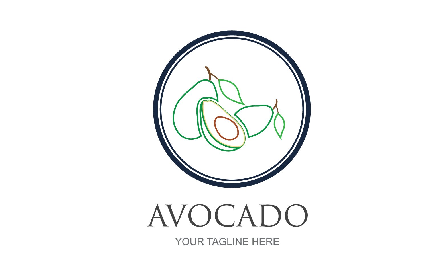 Kit Graphique #389385 Avocado Designe Divers Modles Web - Logo template Preview