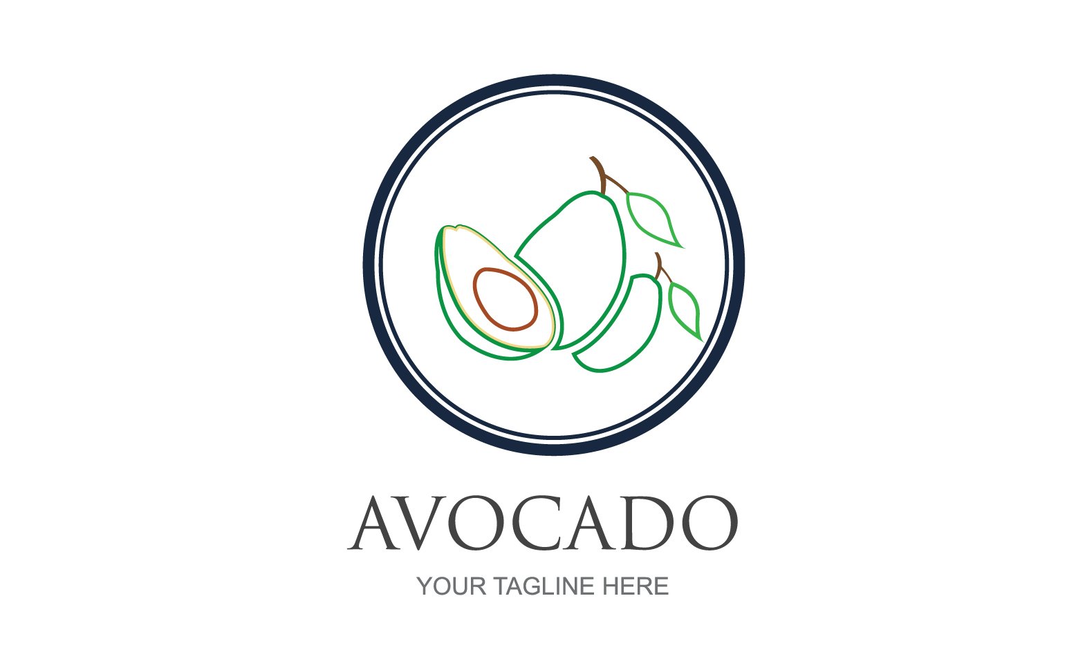 Kit Graphique #389391 Avocado Designe Divers Modles Web - Logo template Preview