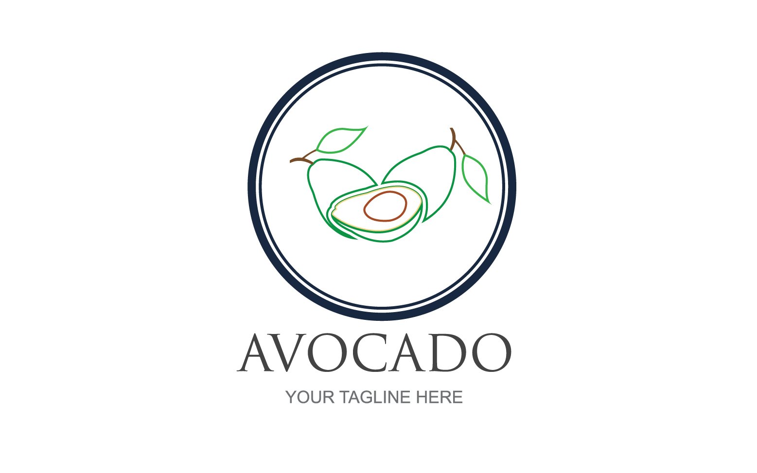 Kit Graphique #389393 Avocado Designe Divers Modles Web - Logo template Preview