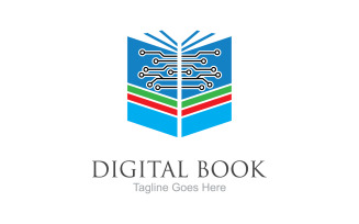 Book reading education logo vector v5
