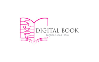 Book reading education logo vector v29