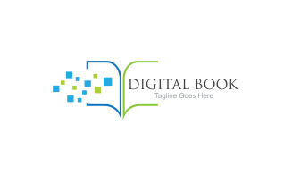 Book reading education logo vector v32