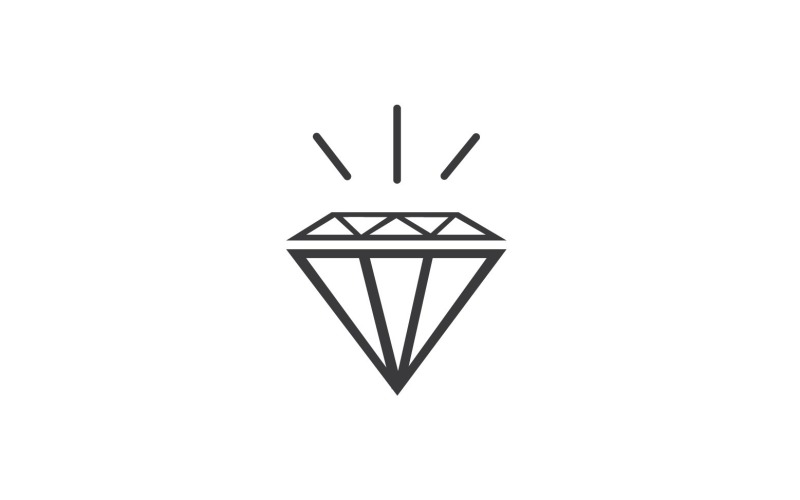 Diamond logo vector element version v10 Logo Template