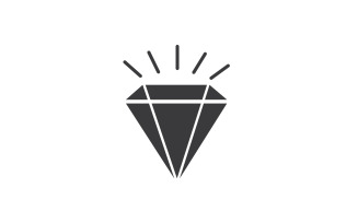 Diamond logo vector element version v13