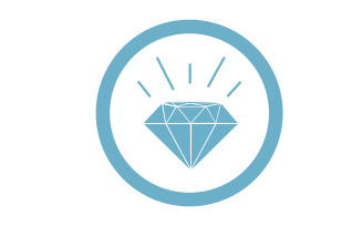 Diamond logo vector element version v16