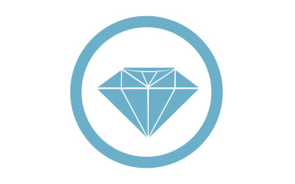Diamond logo vector element version v17