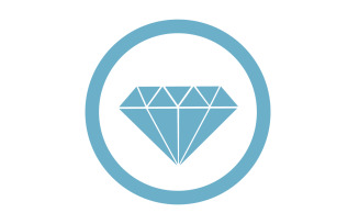 Diamond logo vector element version v18