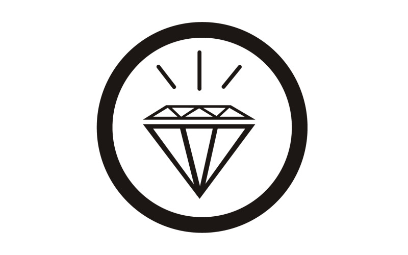 Diamond logo vector element version v26 Logo Template