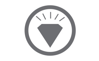 Diamond logo vector element version v27