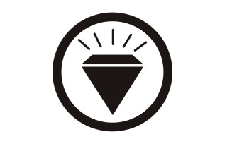 Diamond logo vector element version v28