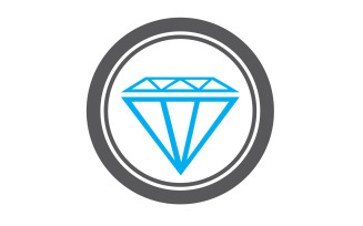 Diamond logo vector element version v41