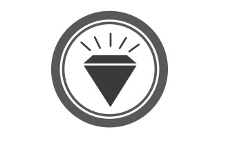 Diamond logo vector element version v44