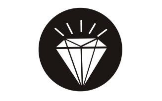 Diamond logo vector element version v47