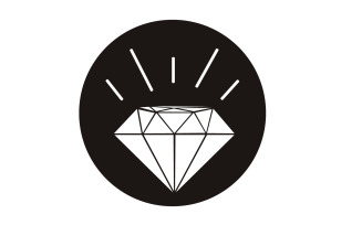 Diamond logo vector element version v56