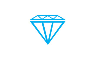 Diamond logo vector element version v9