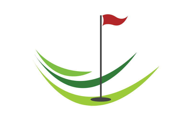 Golf logo sport vector version v11 Logo Template