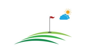 Golf logo sport vector version v1