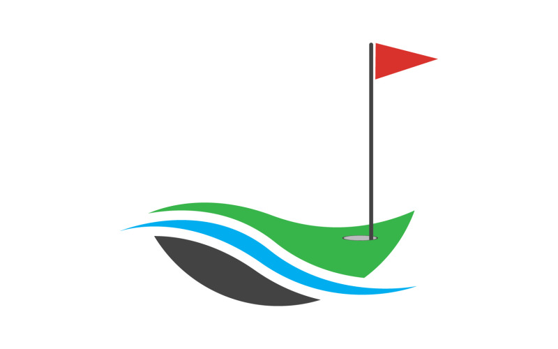 Golf logo sport vector version v3 Logo Template