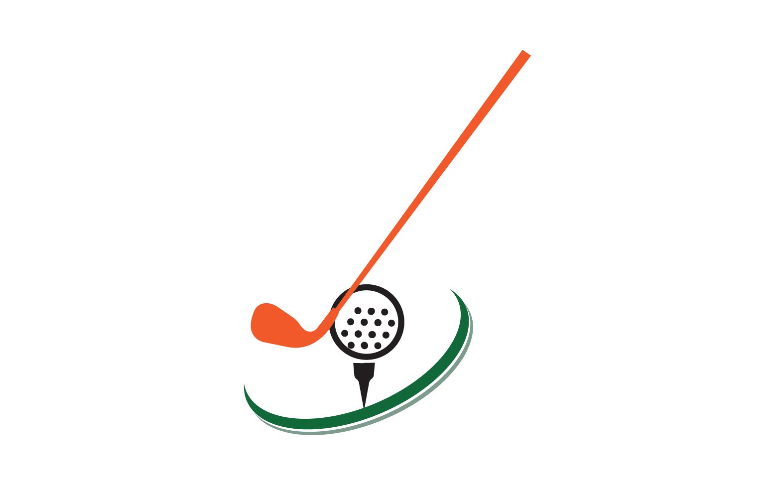 Template #390020 Golf Symbol Webdesign Template - Logo template Preview