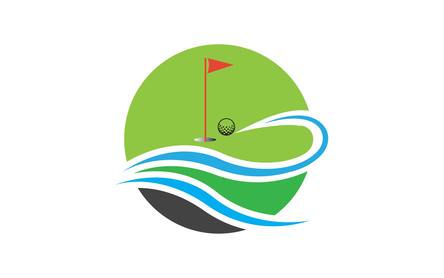 Template #390023 Golf Symbol Webdesign Template - Logo template Preview