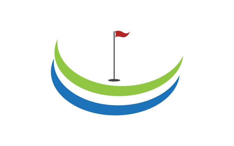 Golf logo sport vector version v33 Logo Template