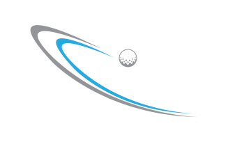 Golf logo sport vector version v40