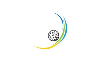 Golf logo sport vector version v43