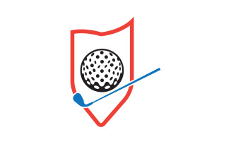 Golf logo sport vector version v47