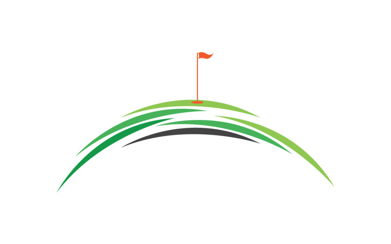 Golf logo sport vector version v49 Logo Template