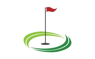 Golf logo sport vector version v56