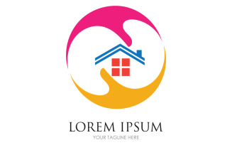 Home care building logo version v17