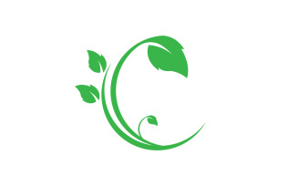 Leaf green ecology tree element icon version v18